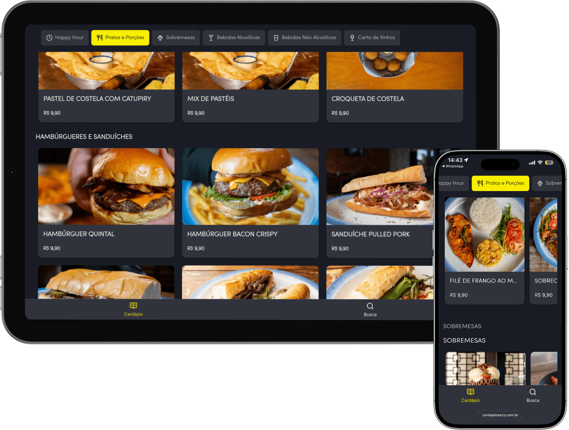 Cardápio Digital Eazy